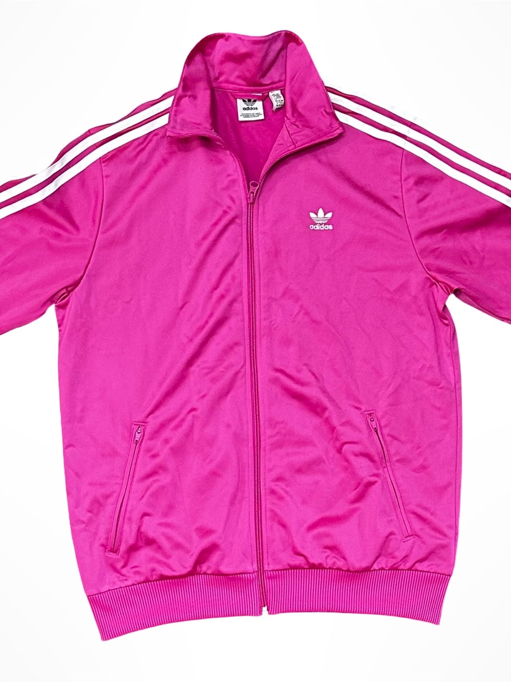 adidas  tack suit Hot Pink Three-Stripe Track Jacket & Pants - Picture 4 of 9